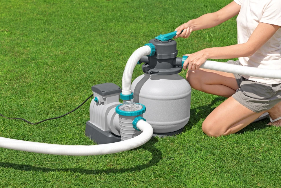 Пісочний фільтр-насос Bestway 58499 (8327 л/год, пісок 20 кг)