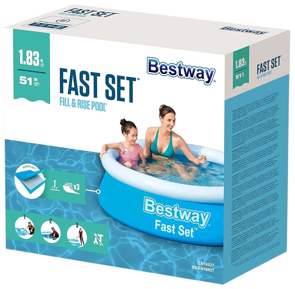 Надувной бассейн Bestway 57392 (183x51 см)