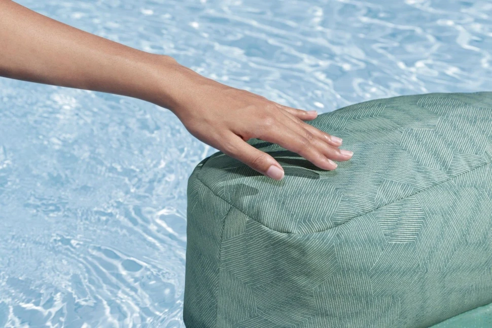 Надувний плотик-крісло Bestway 43908 (92x66x20 см) з сіткою