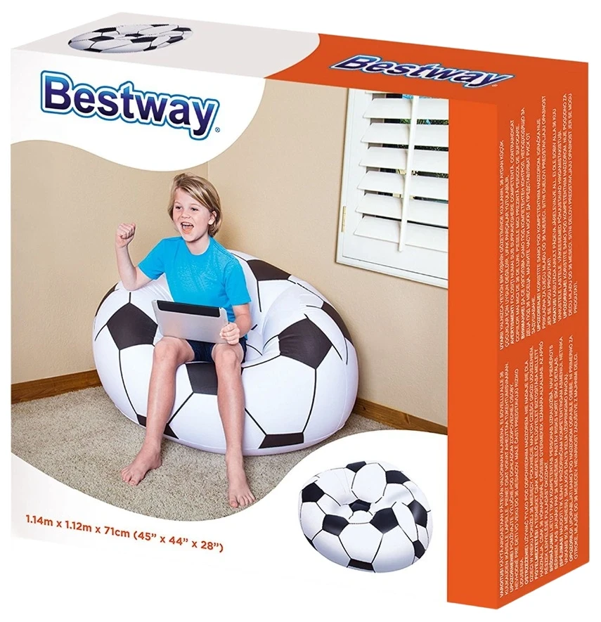 Надувне крісло Bestway 75010 Футбольний м'яч (114x112x71 см)