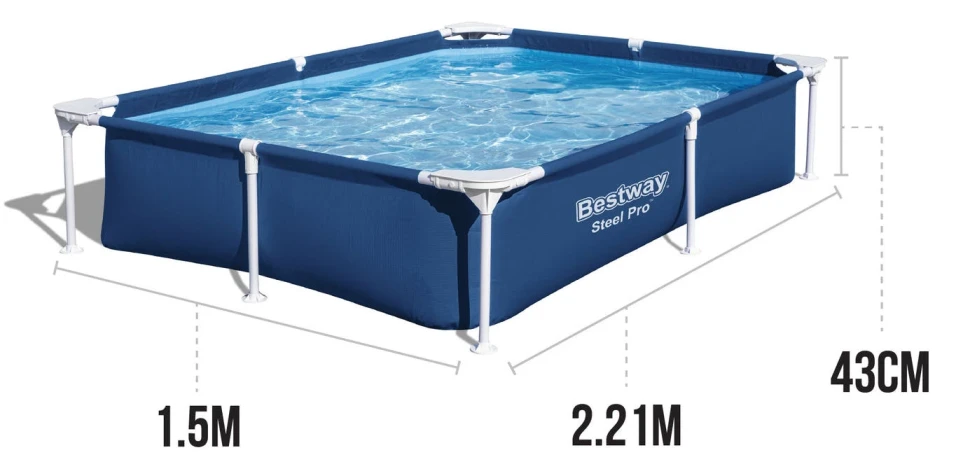 Каркасный бассейн Bestway 56401 (221x150x43 см)