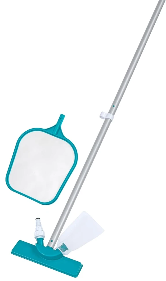 Набір для чищення басейну Bestway 58013 (скімер, вакуумна насадка, телескопічна ручка)