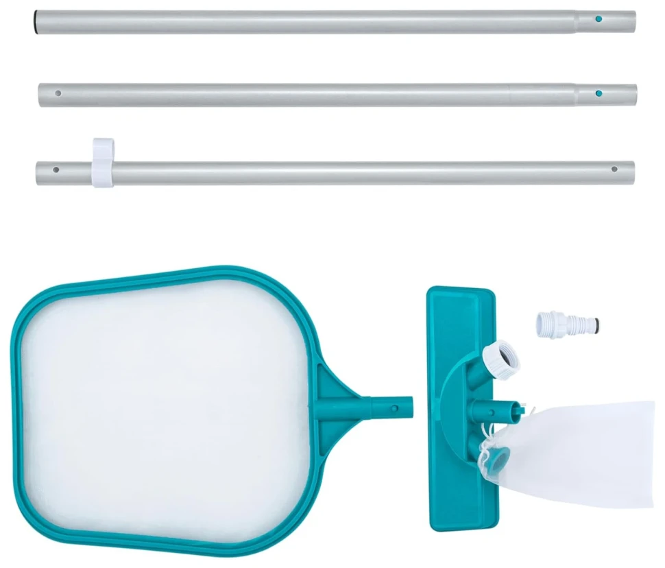 Набір для чищення басейну Bestway 58013 (скімер, вакуумна насадка, телескопічна ручка)