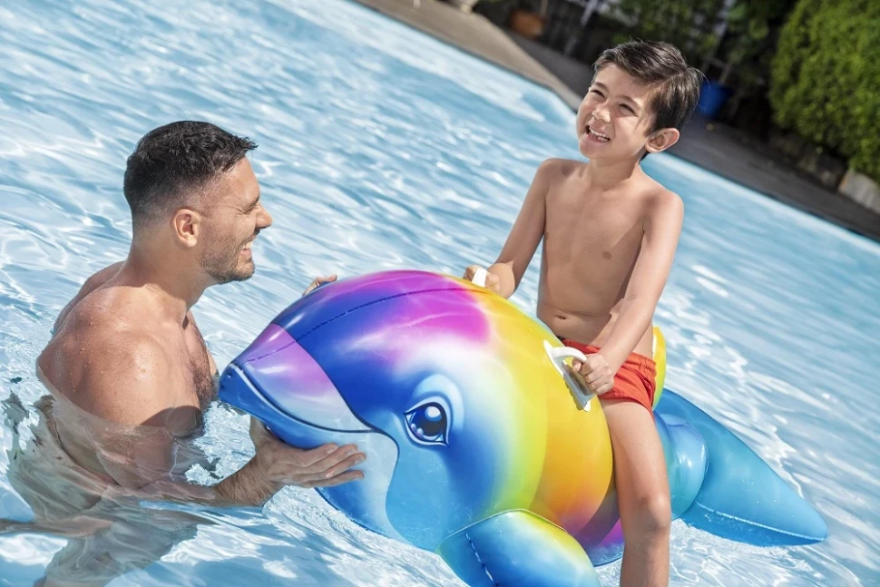 Надувний плотик Bestway 41541 Дельфін (173x84x46 см)