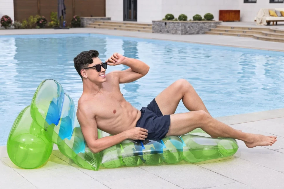 Надувний матрац-шезлонг Bestway 43962 (160x79x51 см)