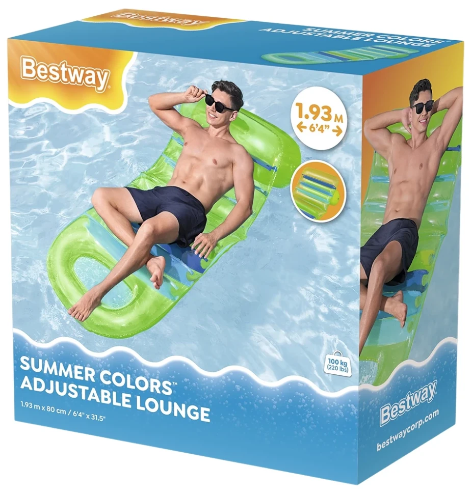 Надувний матрац-шезлонг Bestway 43962 (160x79x51 см)