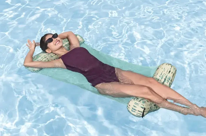 Матрац Bestway 43909 EVERLUXE 4в1 з сіткою (шезлонг, крісло, гамак, табурет)