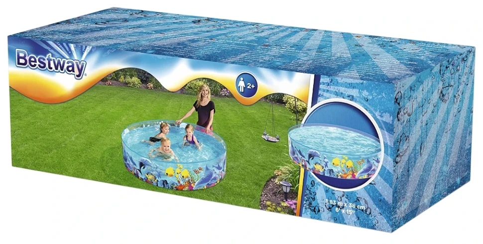 Каркасний дитячий басейн Bestway 55030 (183x38 см)