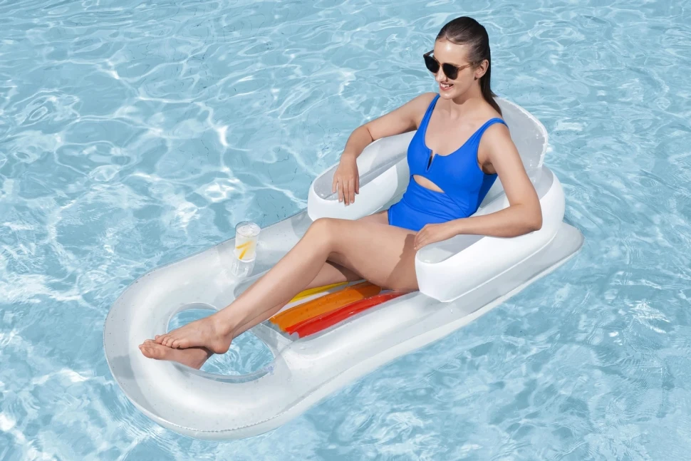 Надувний матрац-шезлонг Bestway 43028 (150x77x50 см)