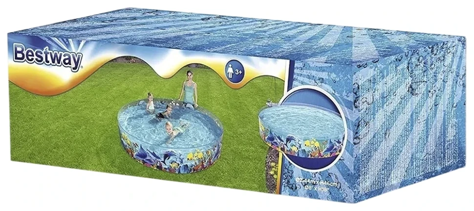 Каркасний дитячий басейн Bestway 55031 (244x46 см)
