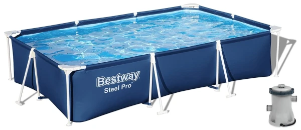 Каркасный бассейн Bestway 56411 (300x201x66 см) насос-фильтр 1249 л/ч