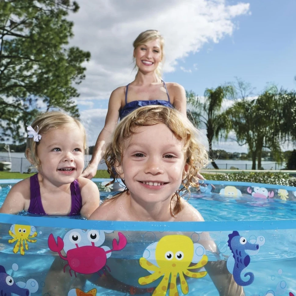 Каркасний дитячий басейн Bestway 55028 (122x25 см)