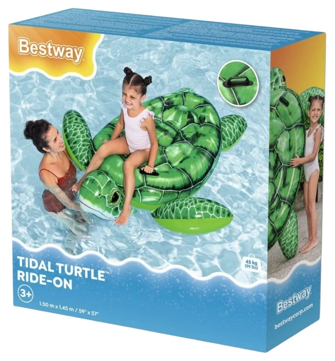 Надувний плотик Bestway 41524 Черепаха (153x140x38 см)