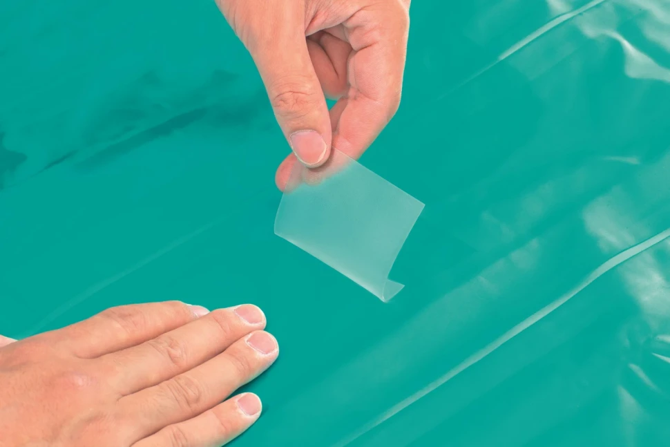 Ремонтний комплект Bestway 62091 (латки 6,5x6,5 см, 10 шт.) для надувних виробів ПВХ