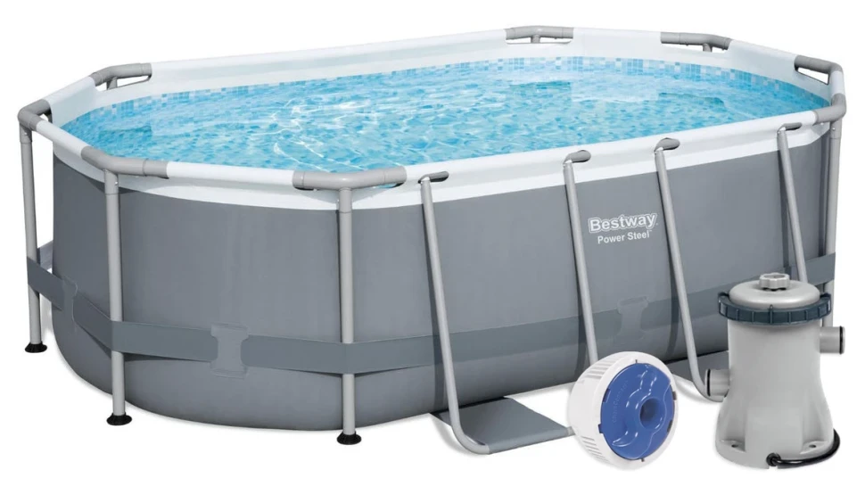 Каркасный бассейн Bestway 5614A (305x200x84 см) насос-фильтр 1249 л/ч
