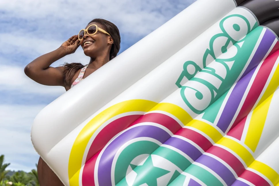 Надувний матрац Bestway 43837 Disco (191x135x19 см)