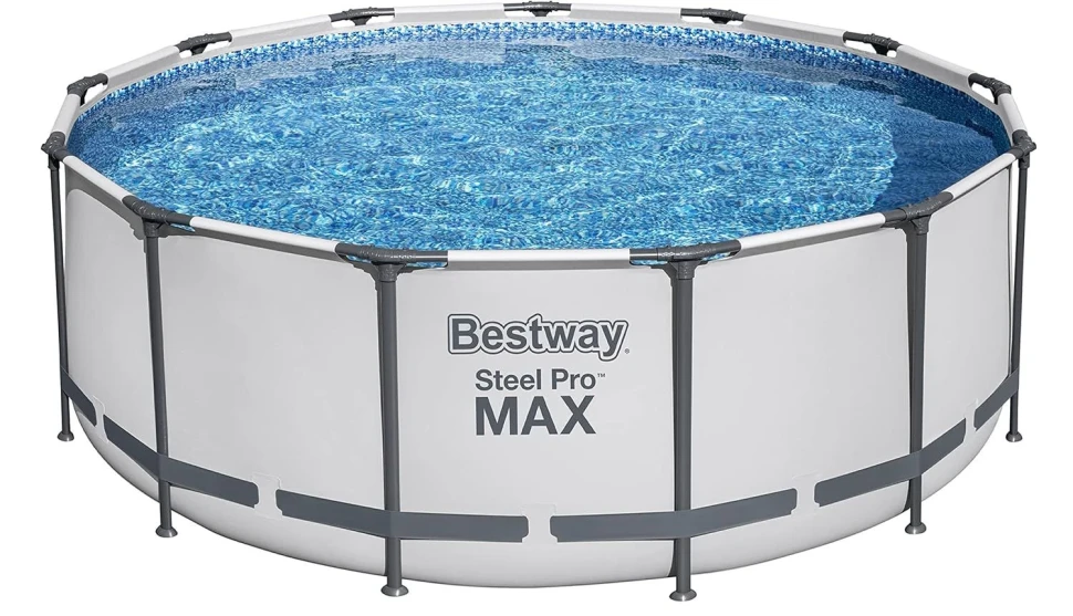 Каркасный бассейн Bestway 5618W (396x122 см) насос-фильтр, лестница, тент