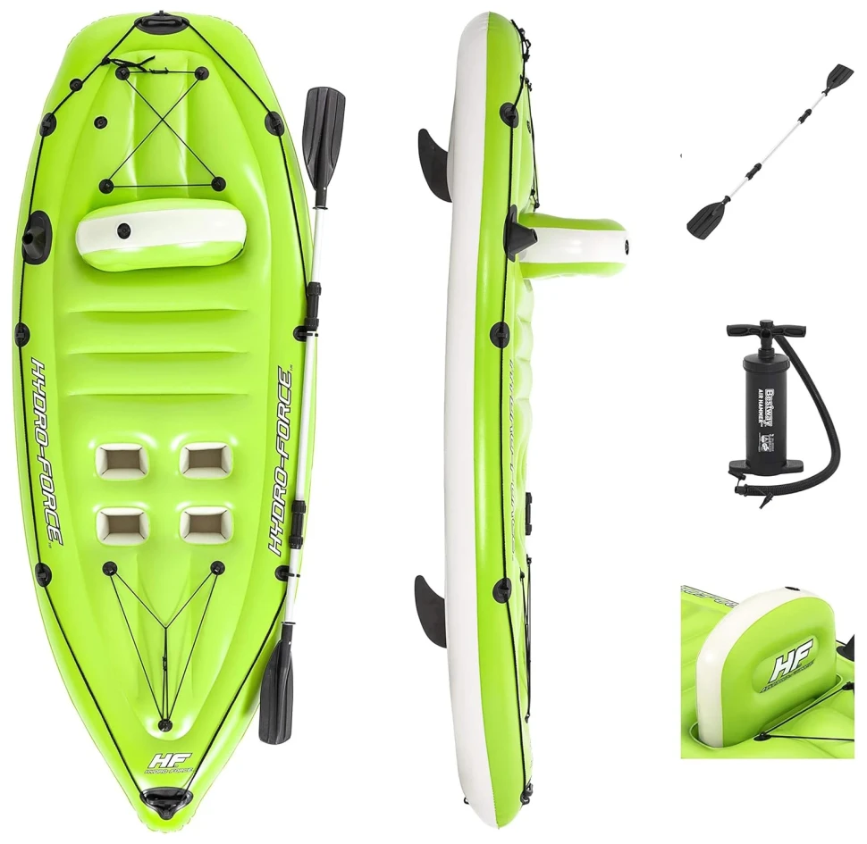 Каяк надувной Bestway 65097 Hydro-Force Koracle (270x100 см, весло, насос ручной)