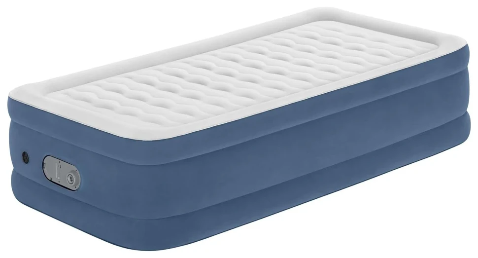 Надувне ліжко Bestway 6713P (191x97x46 см) c вбудованим насосом, автопідкачування, порти USB