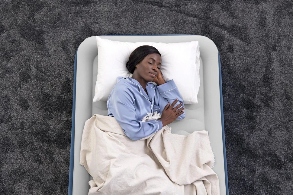 Надувне ліжко Bestway 6713P (191x97x46 см) c вбудованим насосом, автопідкачування, порти USB