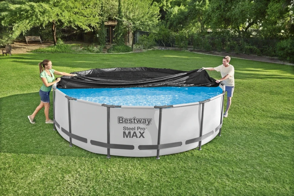 Тент для каркасного бассейна Bestway 58038 (457 см, круглый)