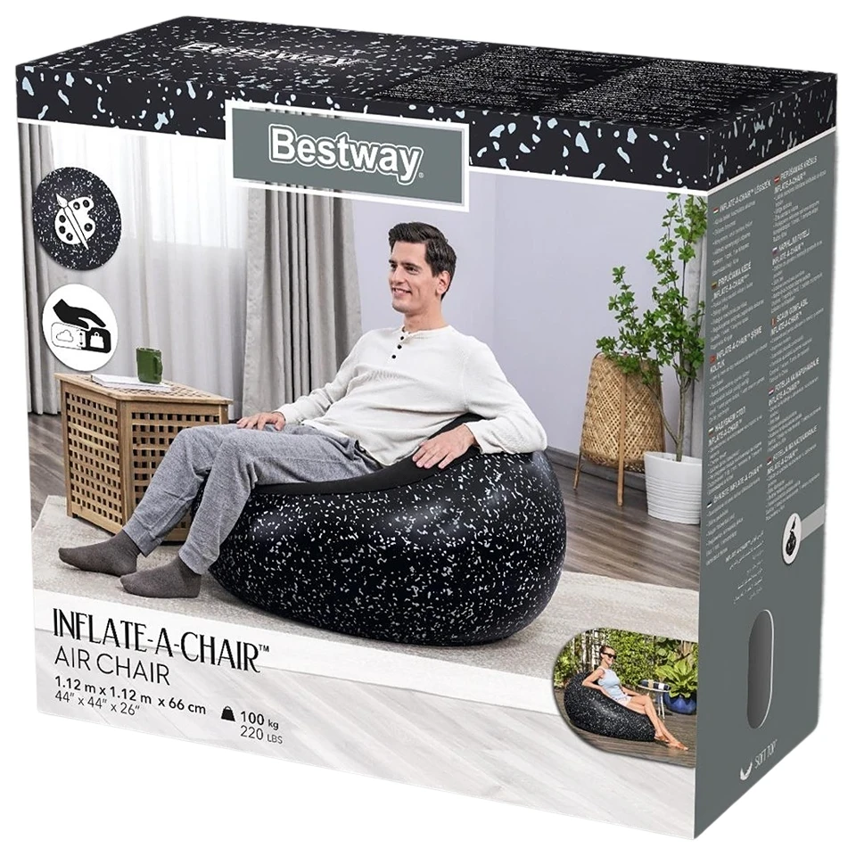 Надувне крісло Bestway 75153 (112x112x66 см)