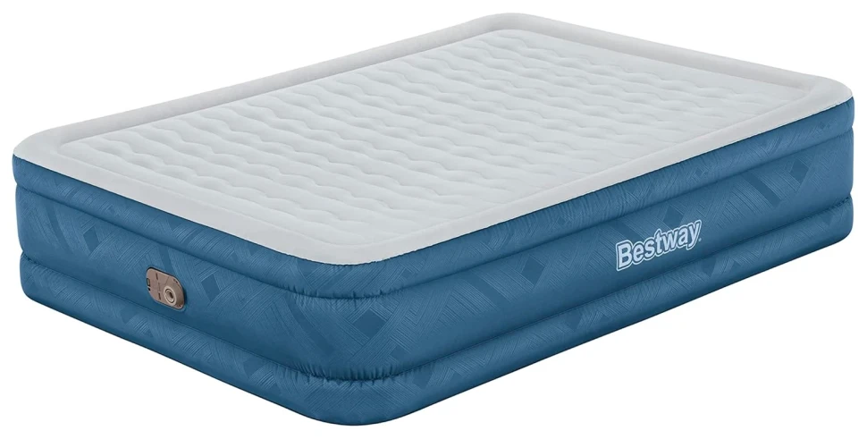 Надувне ліжко Bestway 69075 (203x152x46 см) з вбудованим насосом