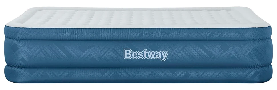 Надувне ліжко Bestway 69075 (203x152x46 см) з вбудованим насосом