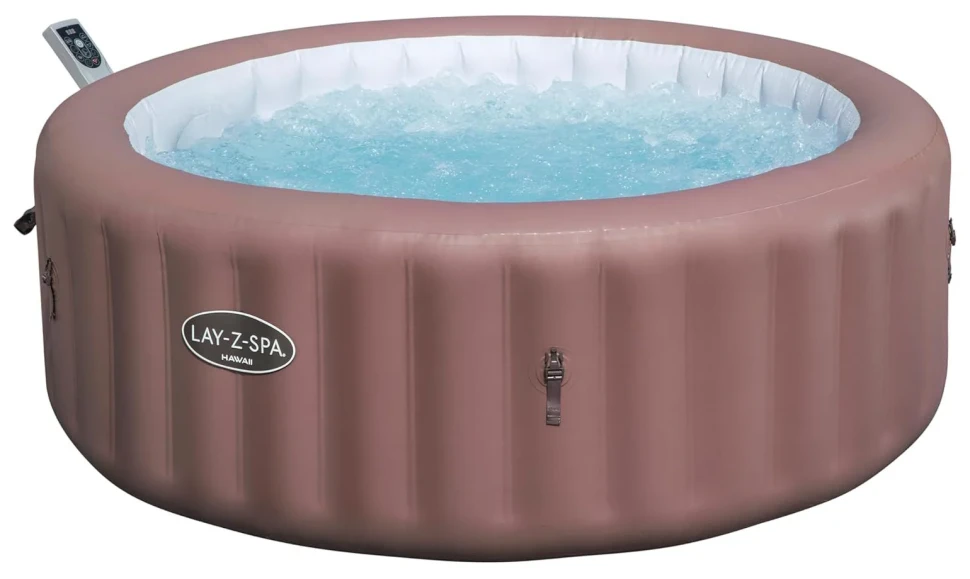 Надувной джакузи Bestway 6001G Hawaii (196x71 см, аэромассаж, 140 форсунок, Wi-Fi)