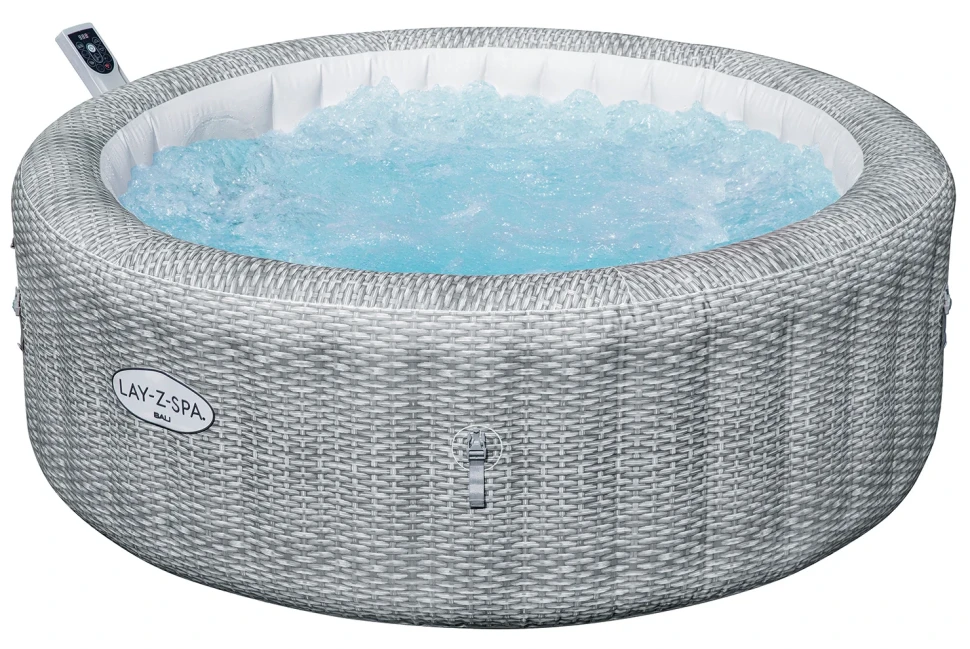 Надувной джакузи Bestway 6001N Bali (196x71 см, аэромассаж, 140 форсунок, Wi-Fi)