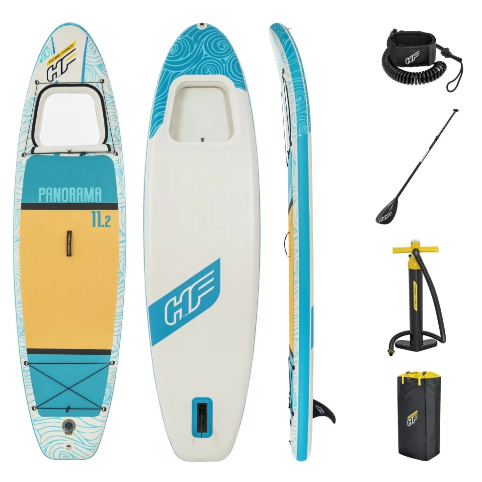 SUP-борд Bestway 65363 (340x89x15 см) весло, насос, страхувальний трос, сумка