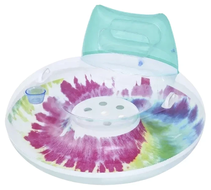 Надувне коло Bestway 43637 (Ø106x61 см) з підголівником