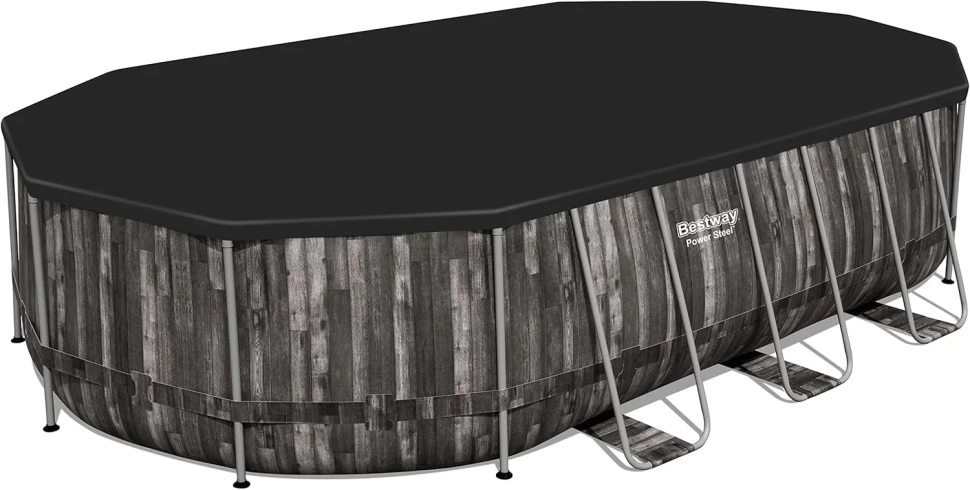 Каркасный бассейн Bestway 5611R (610x366x122 см) насос-фильтр, лестница, тент
