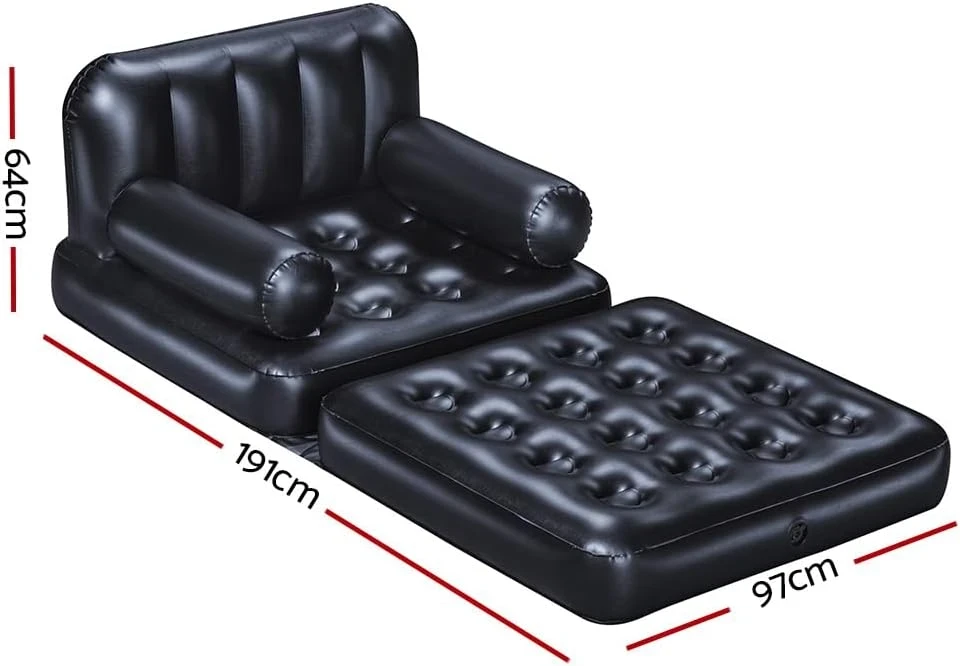 Надувне розкладне крісло Bestway 75114 (191x97x64 см) 4 в 1