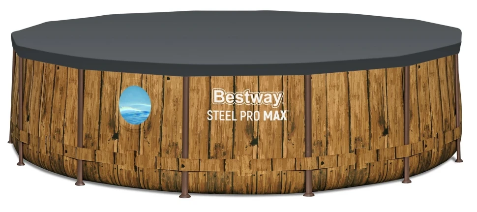 Каркасний басейн Bestway 561JM (427x107 см) насос-фільтр, драбина, тент