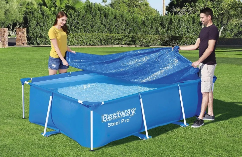 Тент для каркасного бассейна Bestway 58106 (300x201 см, прямоугольный)