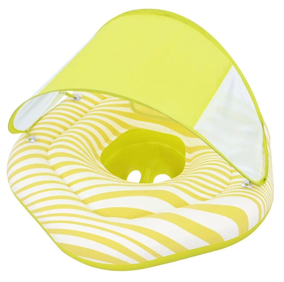 Надувний плотик Bestway 32334 (84x82,5 см) зі знімним навісом