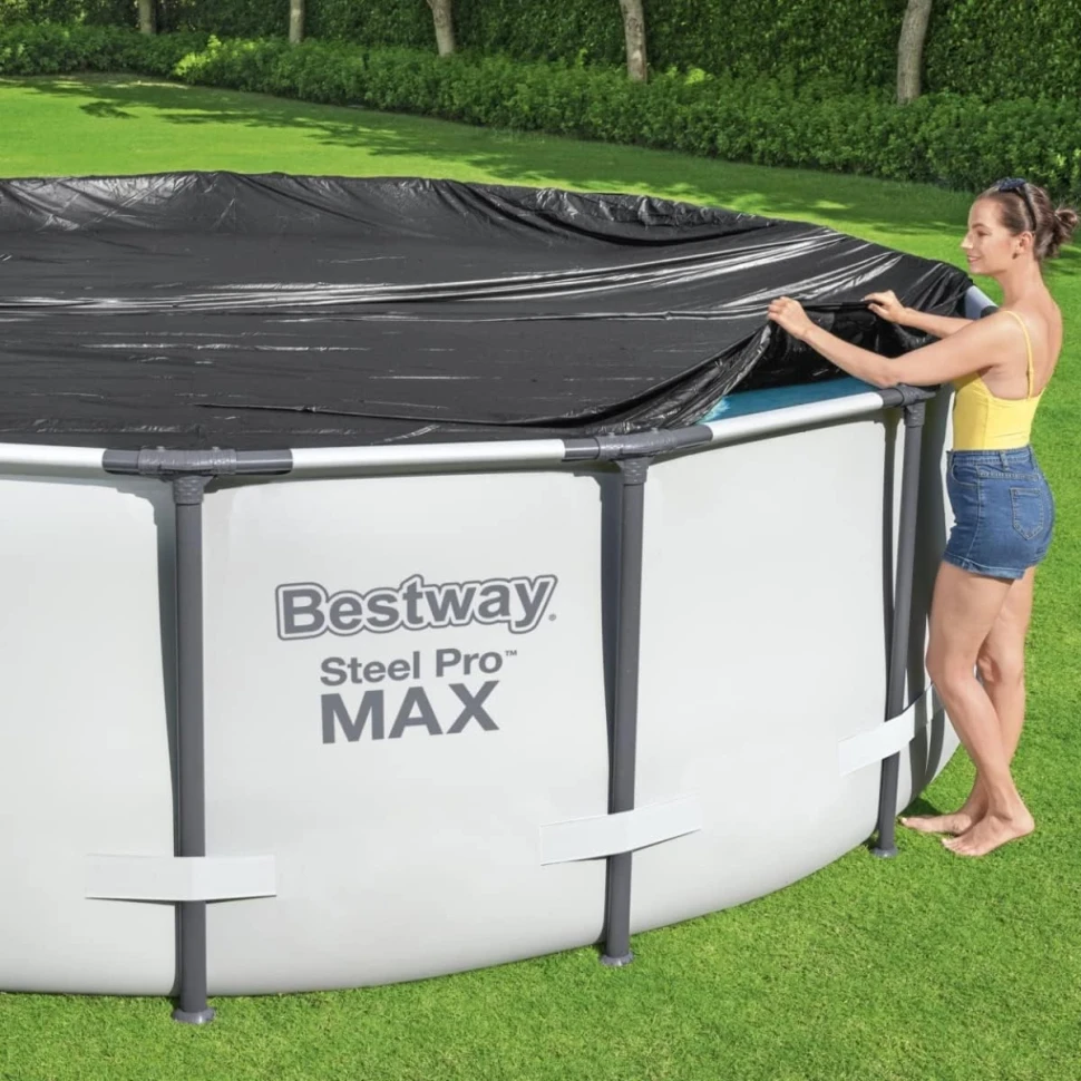 Тент для каркасного бассейна Bestway 58036 (305 см, круглый)