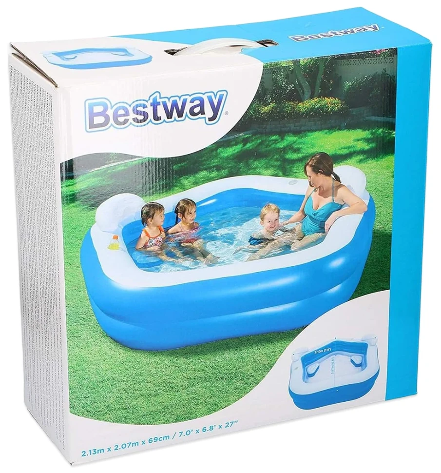 Надувной бассейн Bestway 54153 (213x207x69 см)