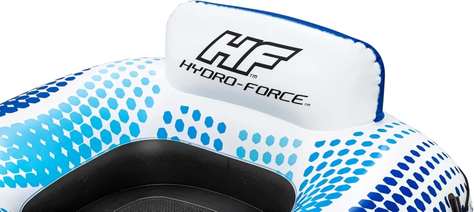 Надувний плотик Bestway 43725 Rapid Rider (123x123x51 см) із сіткою та навісом