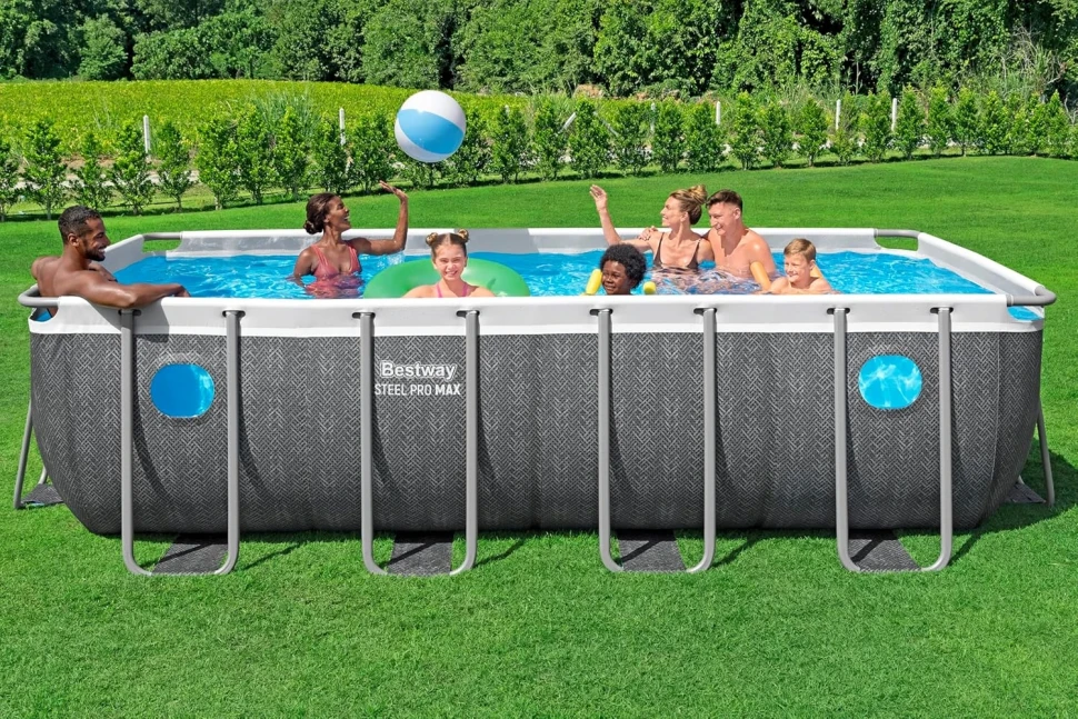 Каркасний басейн Bestway 561MB (488x244x122 см) насос-фільтр, драбина, тент