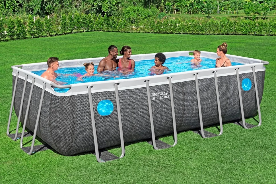 Каркасний басейн Bestway 561MB (488x244x122 см) насос-фільтр, драбина, тент