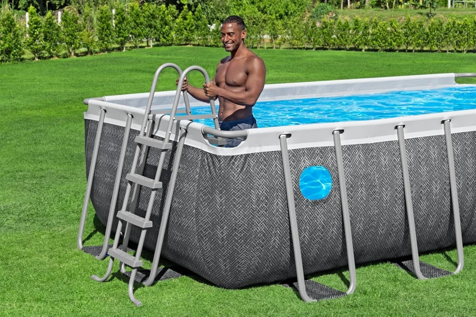 Каркасний басейн Bestway 561MB (488x244x122 см) насос-фільтр, драбина, тент