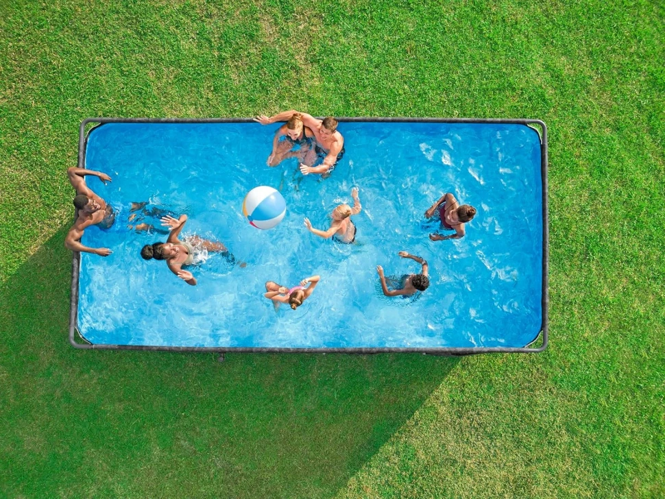 Каркасний басейн Bestway 561KA (549x274x132 см) пісочний насос-фільтр, драбина, тент, наповнювач для фільтра Polysphere