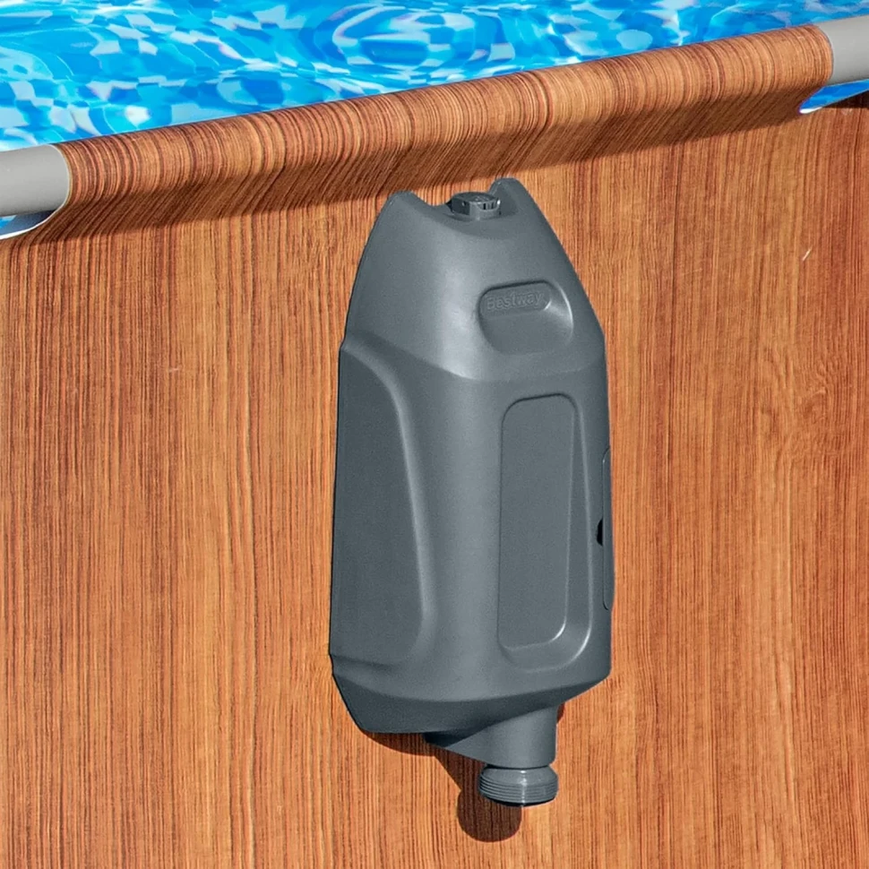 Каркасний басейн Bestway 56719 Comfort Jet (610x366x122 см) насос-фільтр, драбина, LED-підсвічування