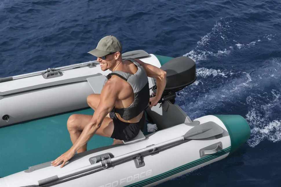 Човен надувний Bestway 65049 Mirovia Pro Sport (330x162x44 см) весла, насос