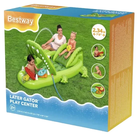 Надувний ігровий центр Bestway 53169 Крокодил