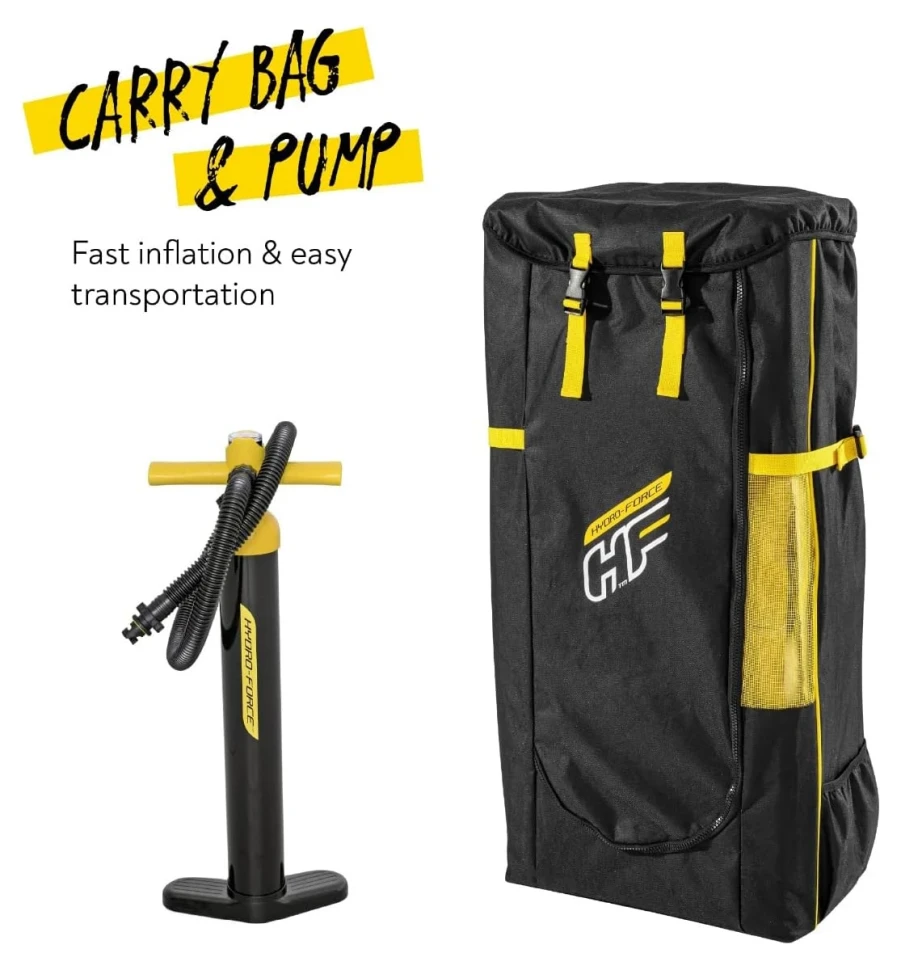 SUP-борд Bestway 65310 (340x89x15 см) весло, насос, сидіння, страхувальний трос, сумка