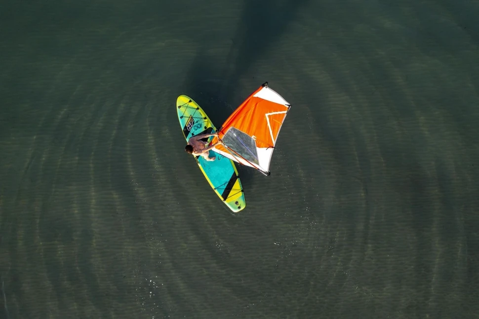 SUP-борд Bestway 65310 (340x89x15 см) весло, насос, сидіння, страхувальний трос, сумка