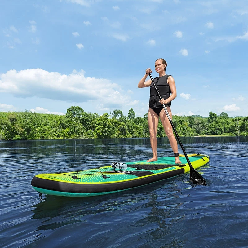 SUP-борд Bestway 65310 (340x89x15 см) весло, насос, сидіння, страхувальний трос, сумка